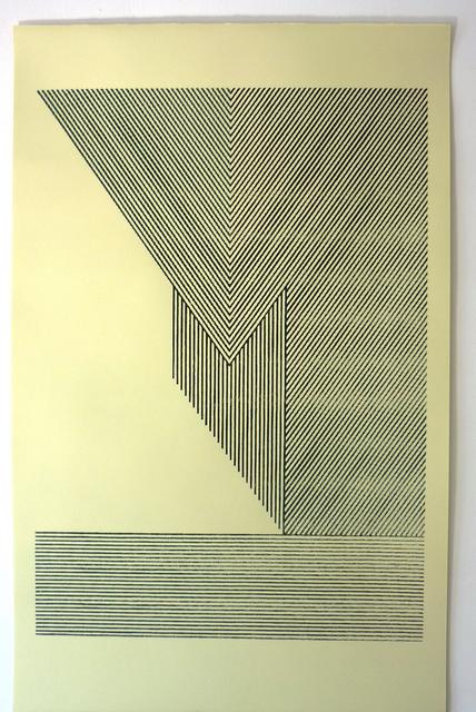 New Music Media n.2 in Tsumagoi, 1976. 2011. 1 color silkscreen on paper. 25" x 40.5"